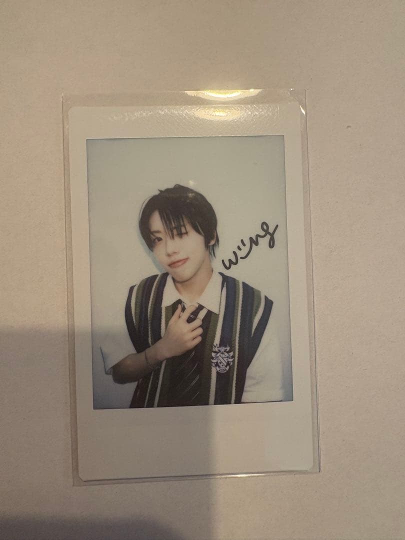 【お値下げ中】AHOF ウンギ 웅기 ヨントン 直筆サインチェキ