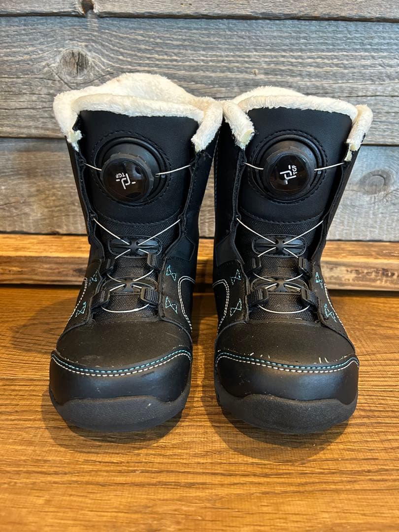 SPOON ダイヤル式 子ども用 スノーボードブーツ 22cm