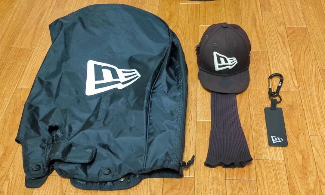 NEWERA ニューエラ ゴルフ キャディバッグ スタンド式 ヘッドカバー付き