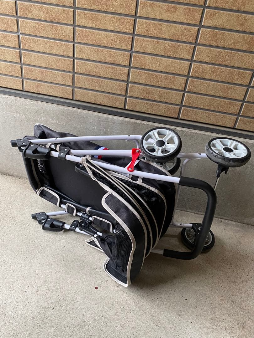 【最終値下げ】Pettom ペットカート 犬用ベビーカー カート バギー猫犬兼用