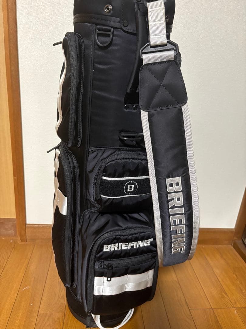 BRIEFING CR-6 キャディバッグ ブラック/シルバー【限定色】おまけ付