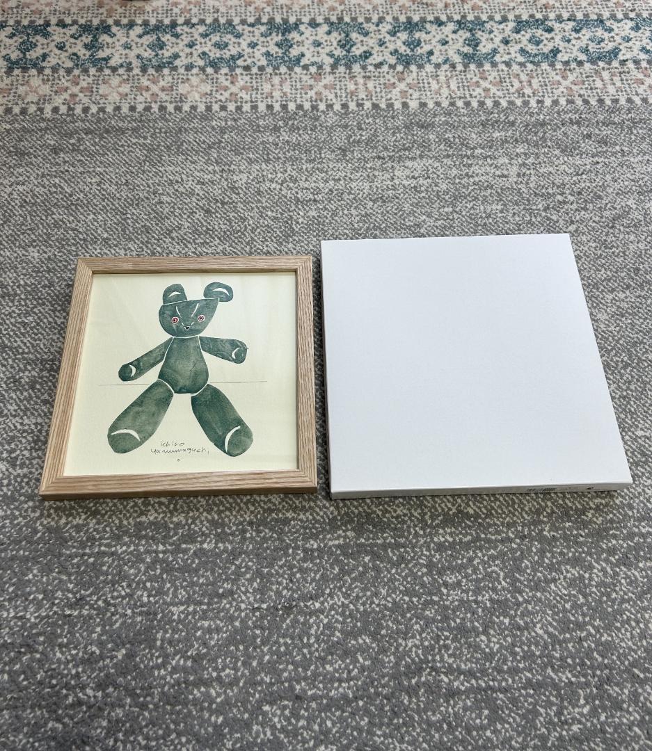 【最終値下】IDEE　（イデー）　山口一郎　「kuma-green」　ポスター