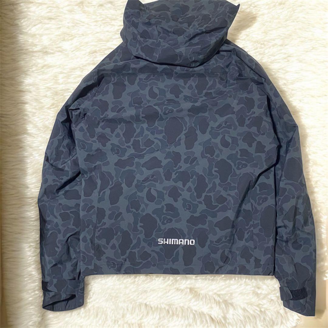 極美品✨SHIMANO シマノ GORE-TEXウェア　上下セット 迷彩 防寒