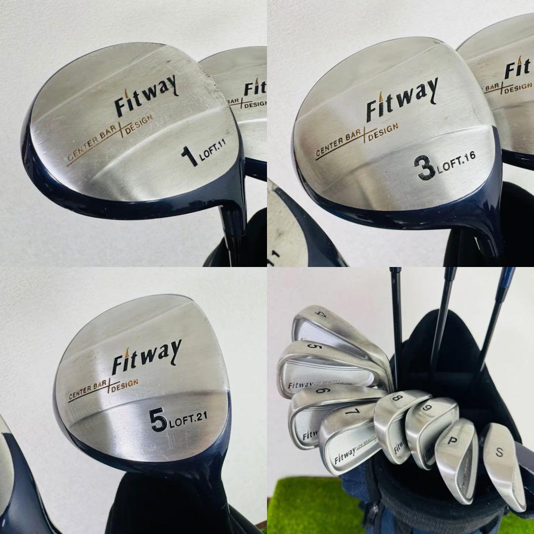 【初心者男性向け】fitway ゴルフクラブセット