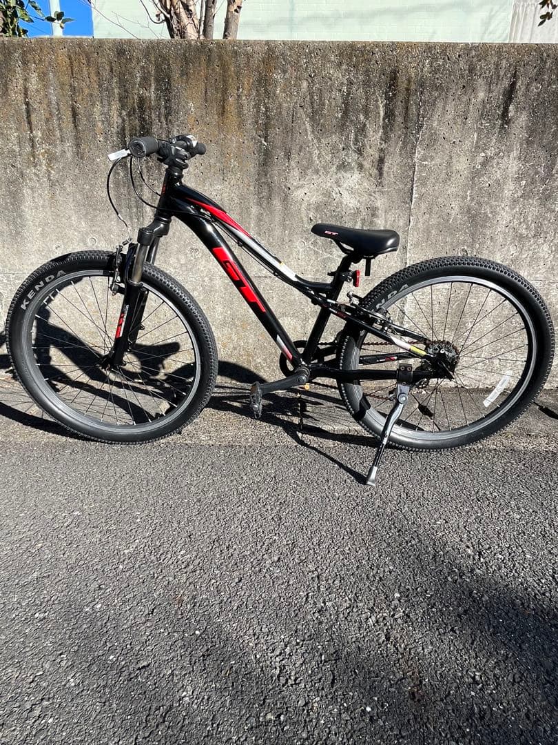 引取限定 GT ストンパー プライム 黒 赤 24インチ マウンテンバイク