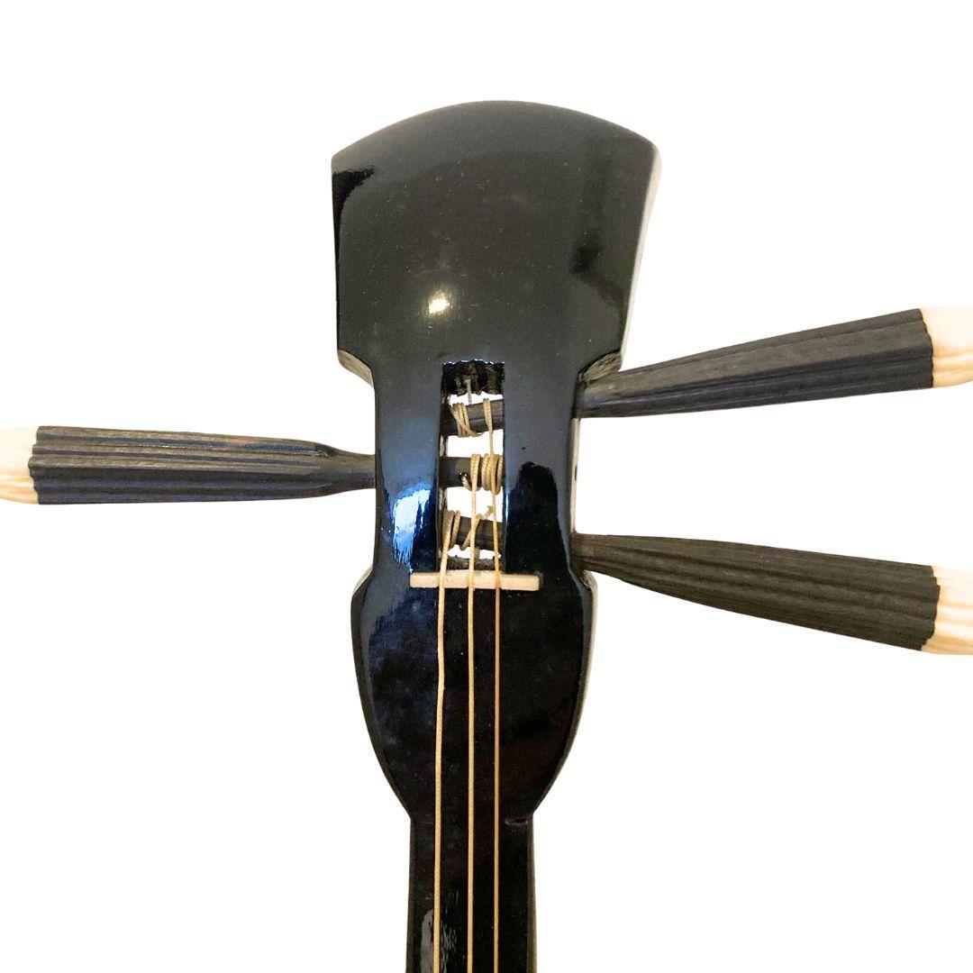 未使用 三線 沖縄 本革 沖縄伝統 本三味線 蛇皮 本皮 箱付き