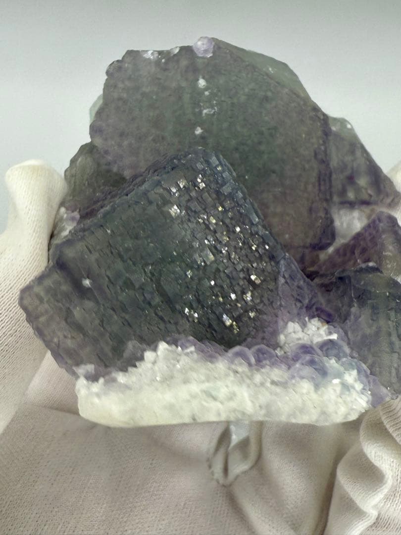 フローライト　蛍石　福建省産　結晶　鉱物標本　天然石