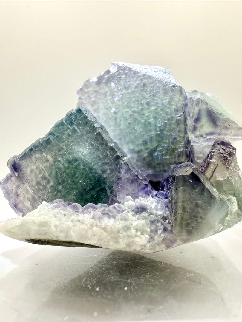 フローライト　蛍石　福建省産　結晶　鉱物標本　天然石
