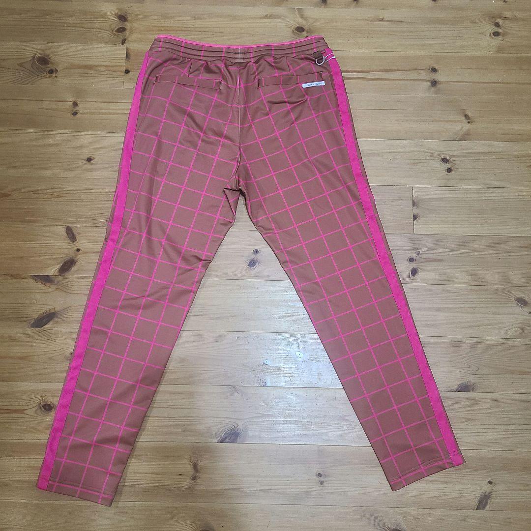 ジャックバニー Jack Bunny イージーパンツ チェック柄 ピンク 茶