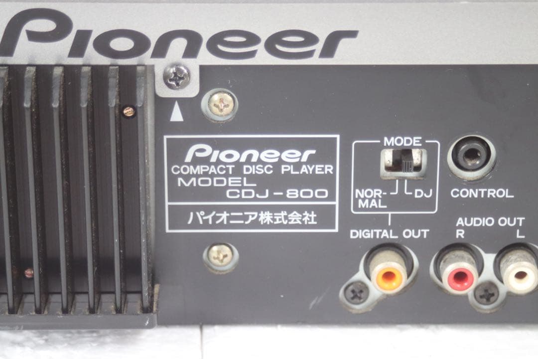 Pioneer パイオニア　 CDJ-800 DJ用CDプレーヤー DJ機器