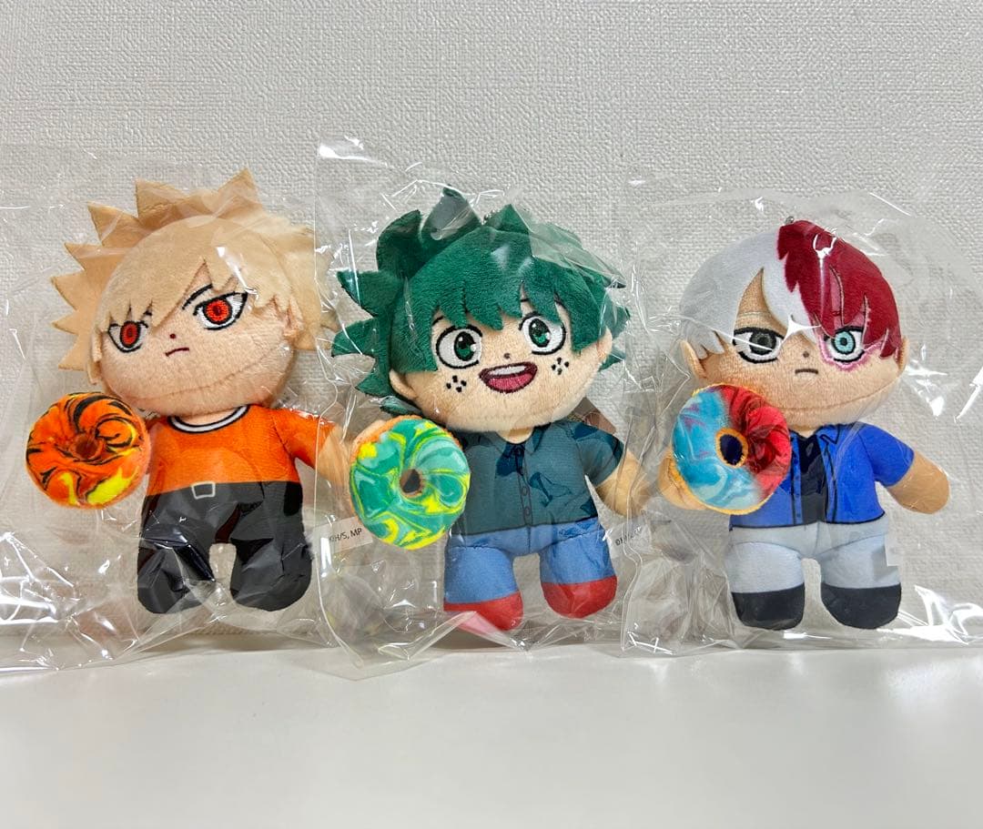 ヒロアカ　ジャックインザドーナツ　コラボ　ぬいぐるみ　バラ売り可能　新品