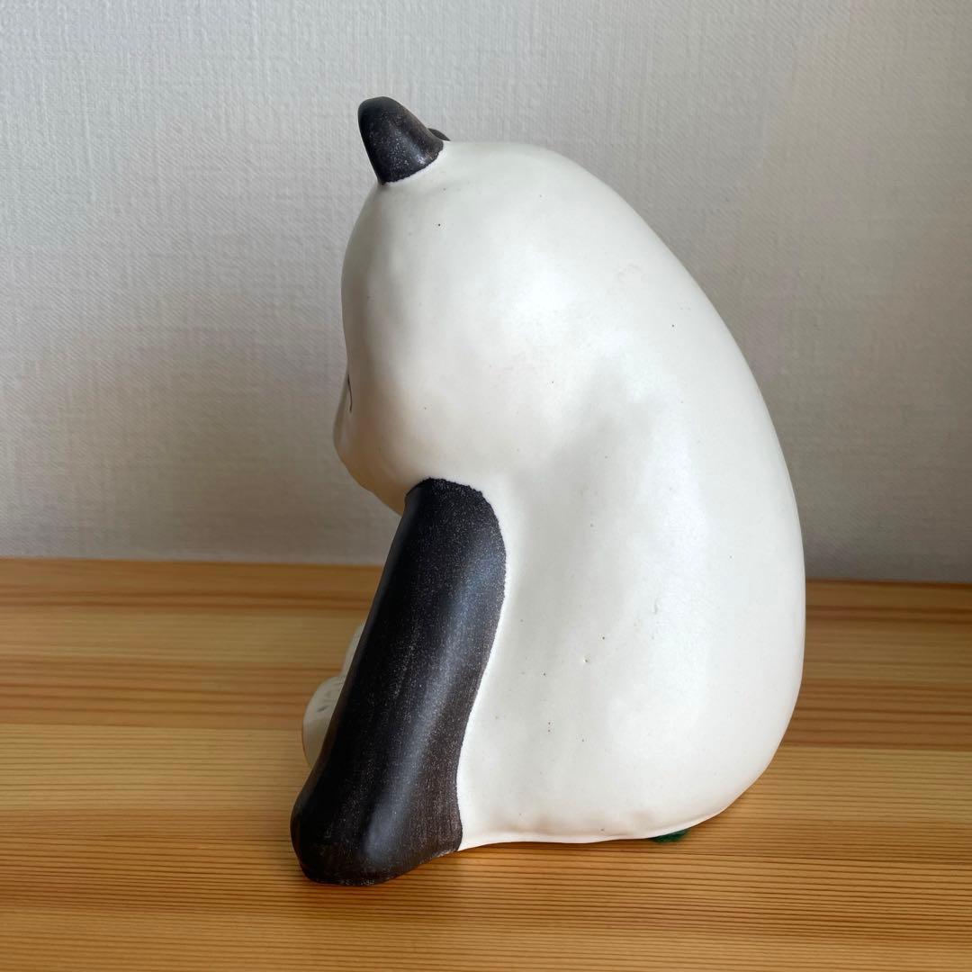 リサラーソン Lisa Larson パンダ 新潮文庫 非売品 陶器