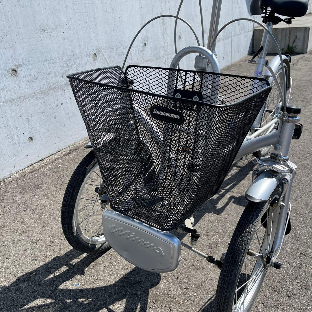 希少車◾️ブリヂストン ミンナ 前2輪後1輪 大人用3輪車 自転車