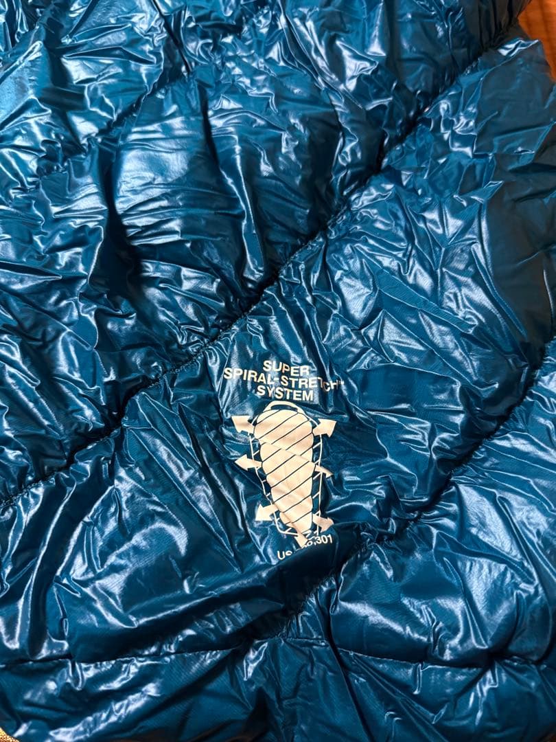 モンベル ダウンハガー800 #3 R/ZIP ブルーグリーン