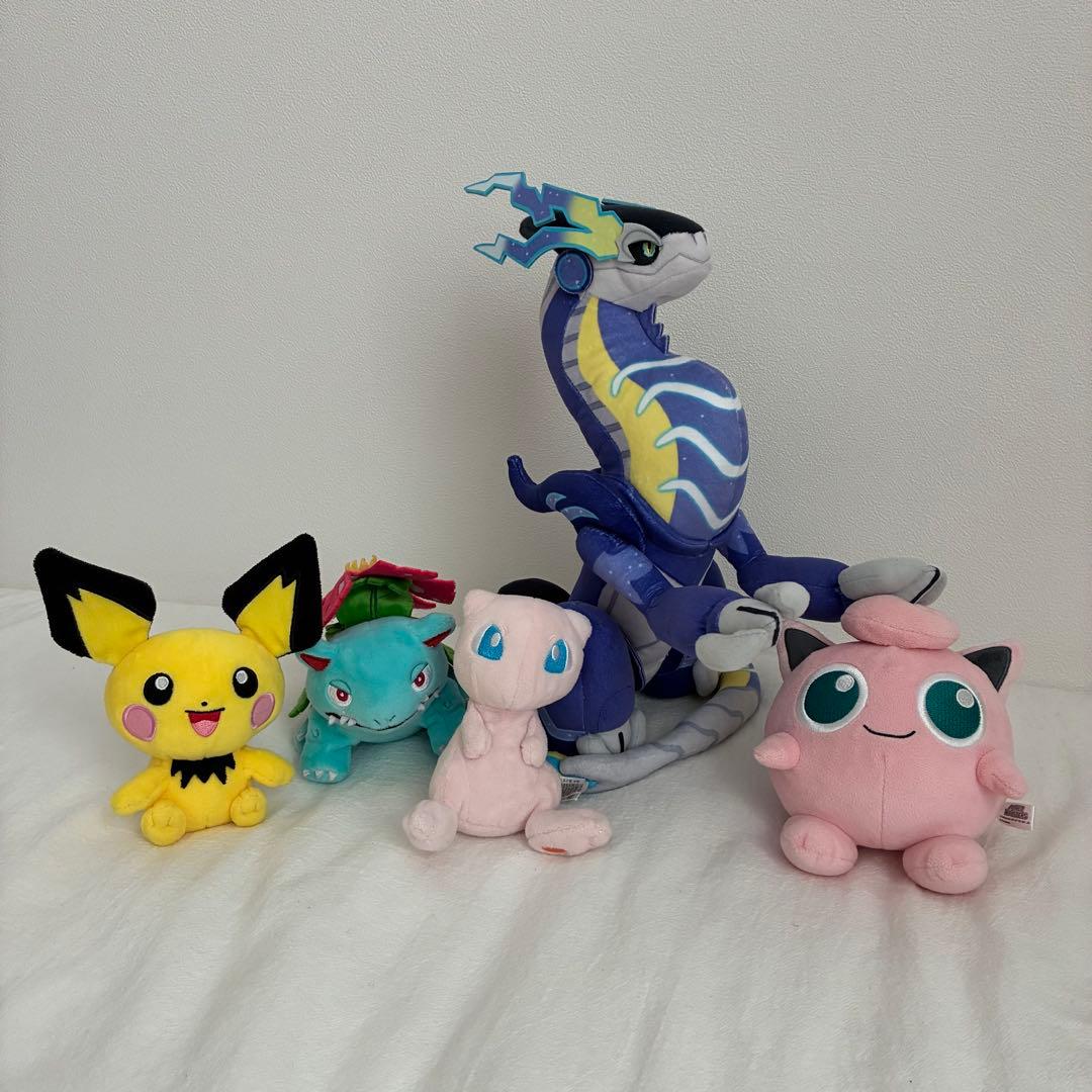 ポケモン ぬいぐるみ ミライドン フシギバナ ピチュー ミュウ プリン