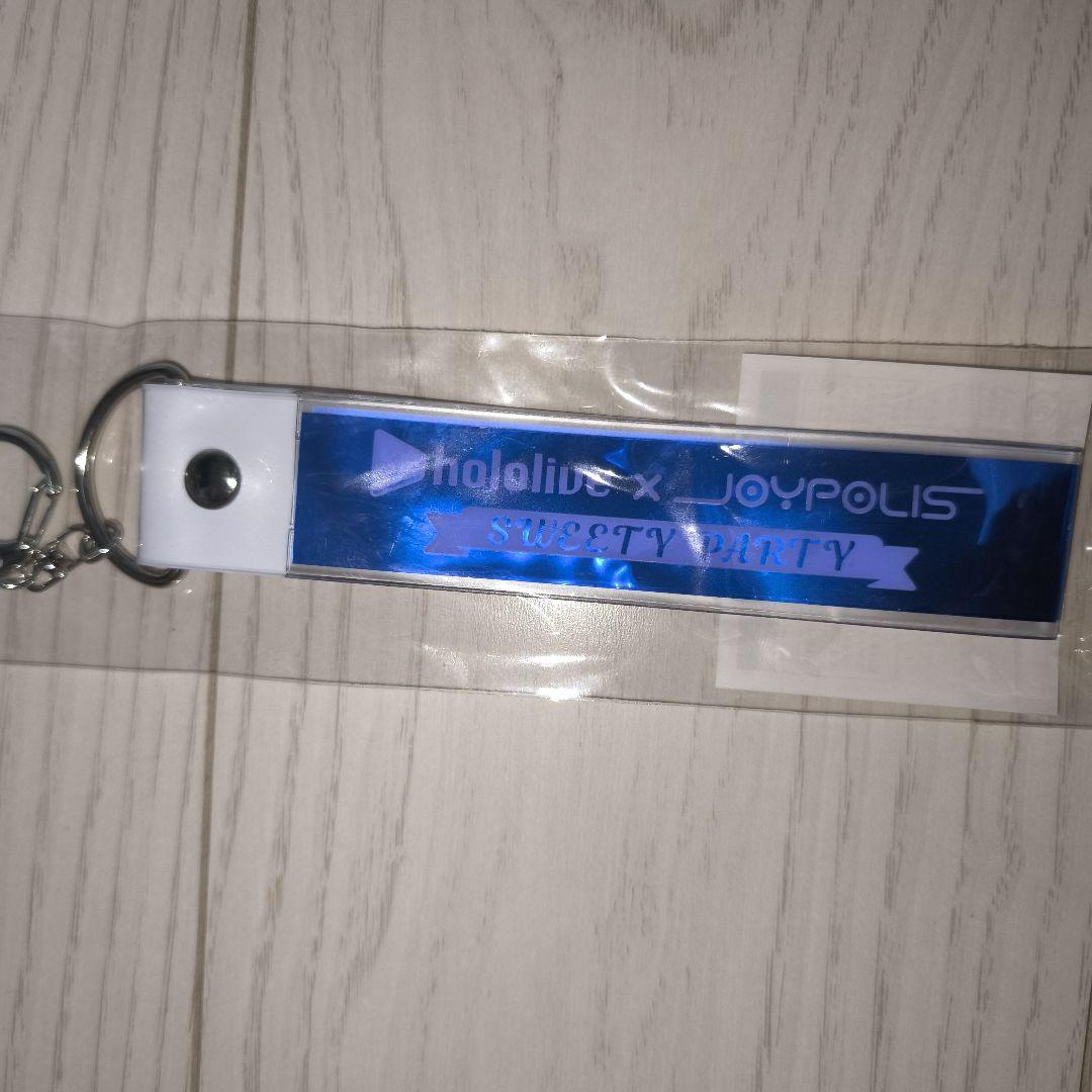 ホロライブ ジョイポリス スペシャルミニライブ上映会 特典 銀テープ風ストラップ