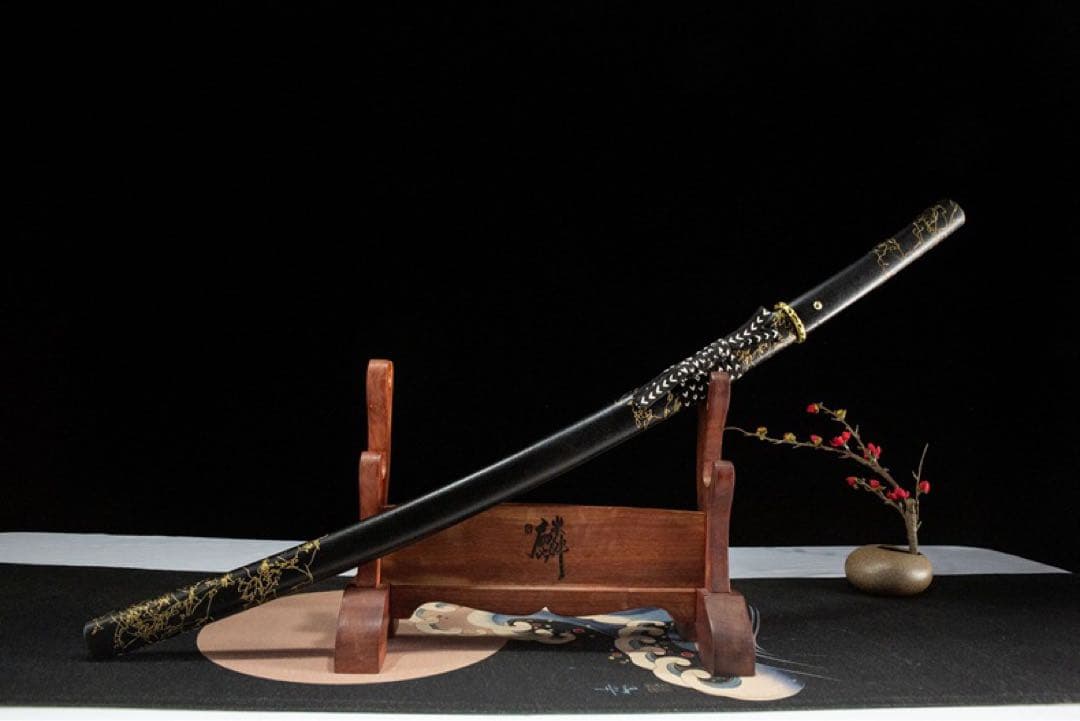 闇夜の金 模造刀 居合刀 日本刀 武具 漢剣 唐刀 龍泉剣 手鍛造打