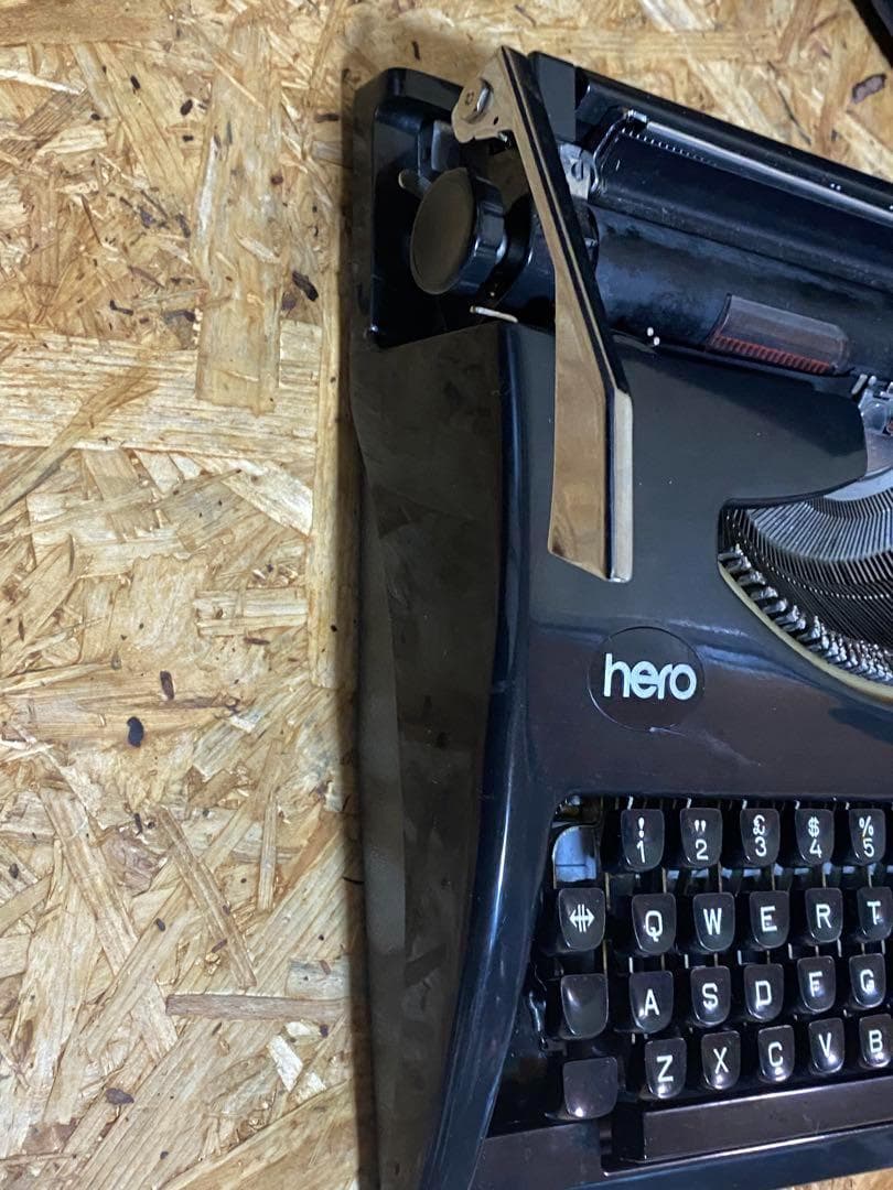 昭和レトロ タイプライター hero 動作品 昔ながらのタイプライター