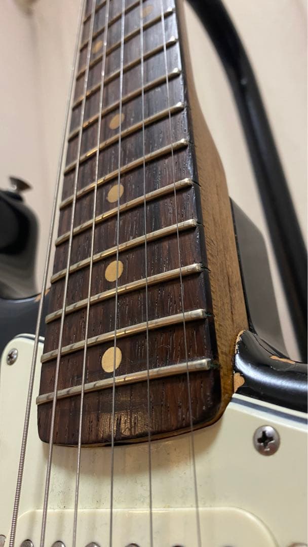 ギター fender Stratocaster black