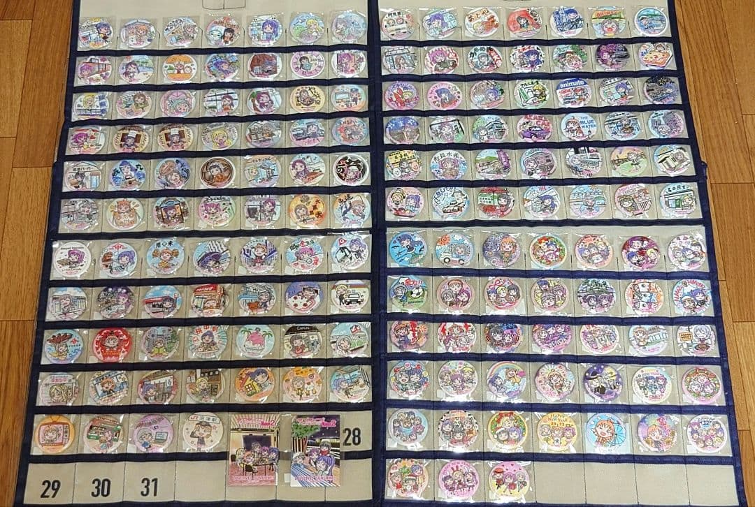 ラブライブ! サンシャイン!! まちあるき 缶バッチ & スクエア缶 156個