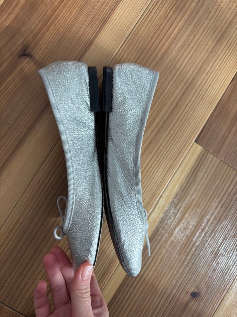Repetto シルバー バレエシューズ　37
