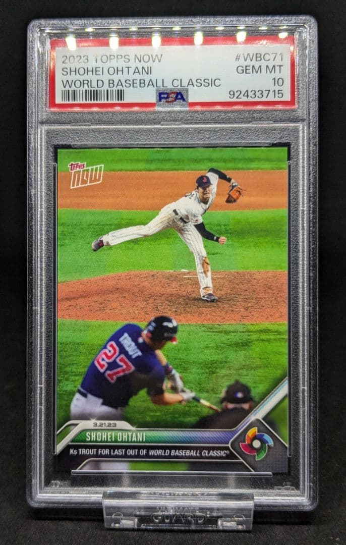 PSA 10 GEM MINT 大谷翔平 TOPPS NOW WBC-71