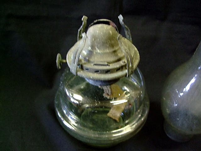 アンティーク　レトロ　オイルランプ　ランタン　古道具