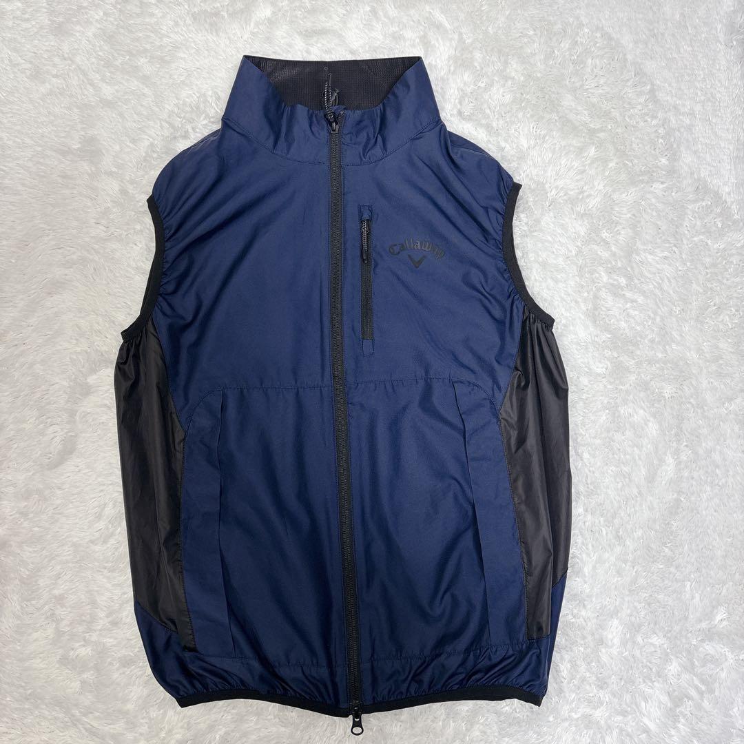 希少 callaway キャロウェイ 空調服 ベスト ネイビー ウィメンズ