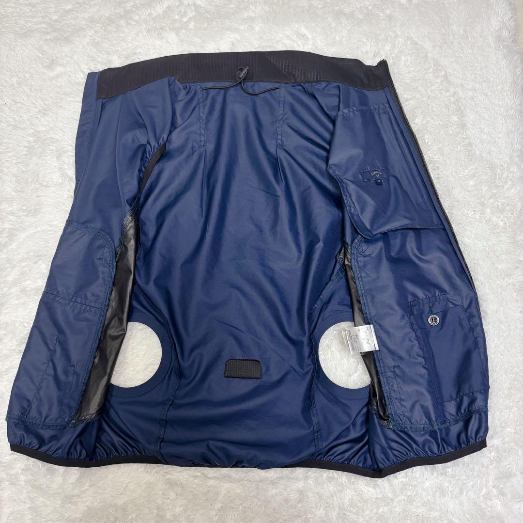 希少 callaway キャロウェイ 空調服 ベスト ネイビー ウィメンズ