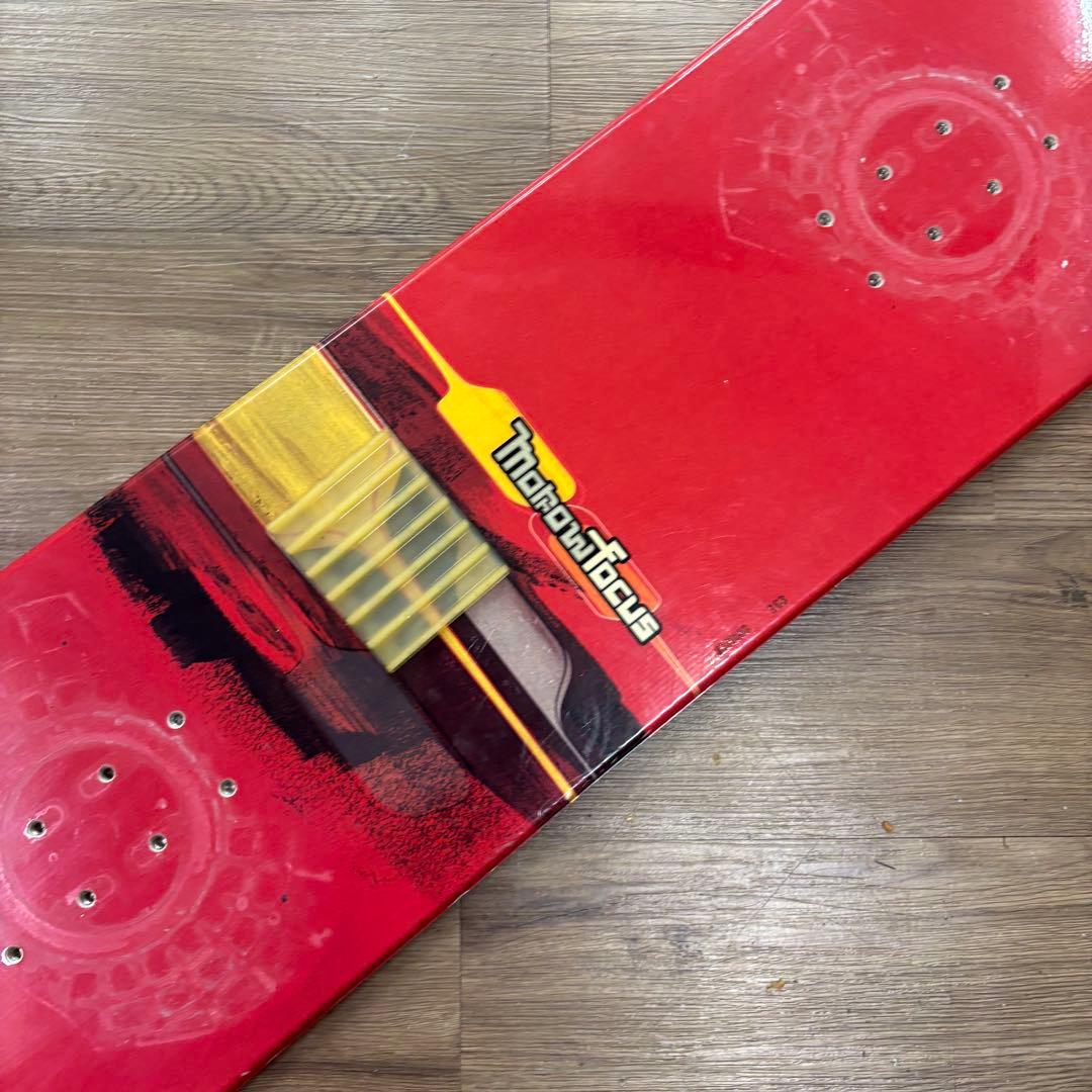 MORROW モロー FOCUS フォーカス 163cm スノーボード 赤 板