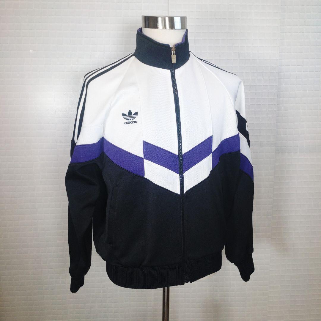 【アディダス】トラックジャケット　 XL トレフォイル 刺繍 レトロ5249
