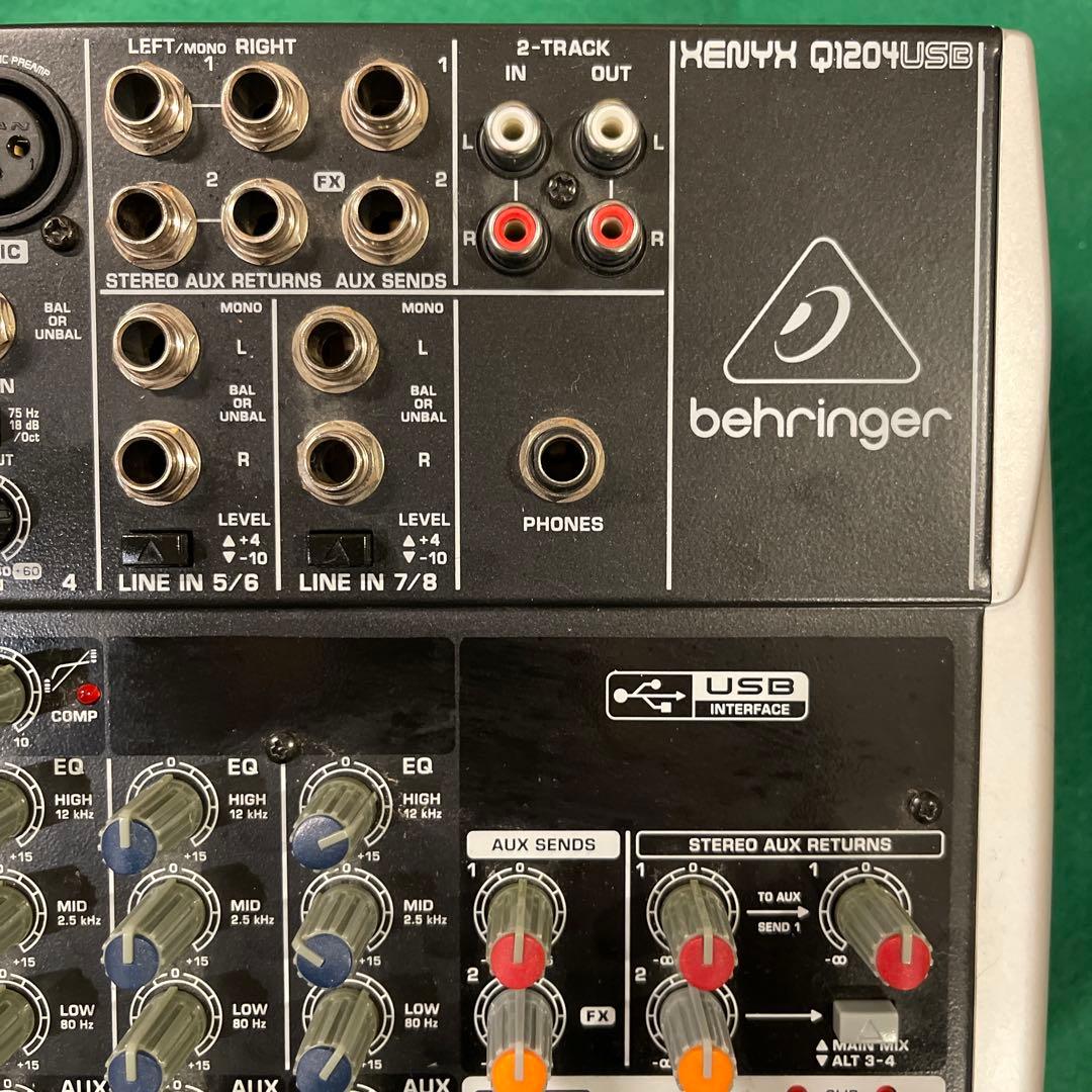 【中古】Behringer XENYX Q1204USB アナログミキサー