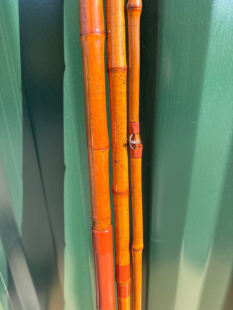 竿敏　石鯛竿　3本半　竹竿　和竿