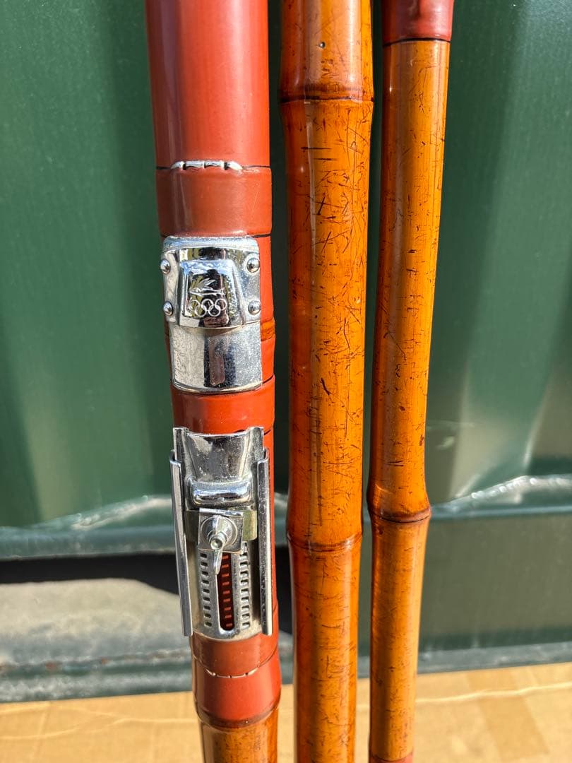 竿敏　石鯛竿　3本半　竹竿　和竿