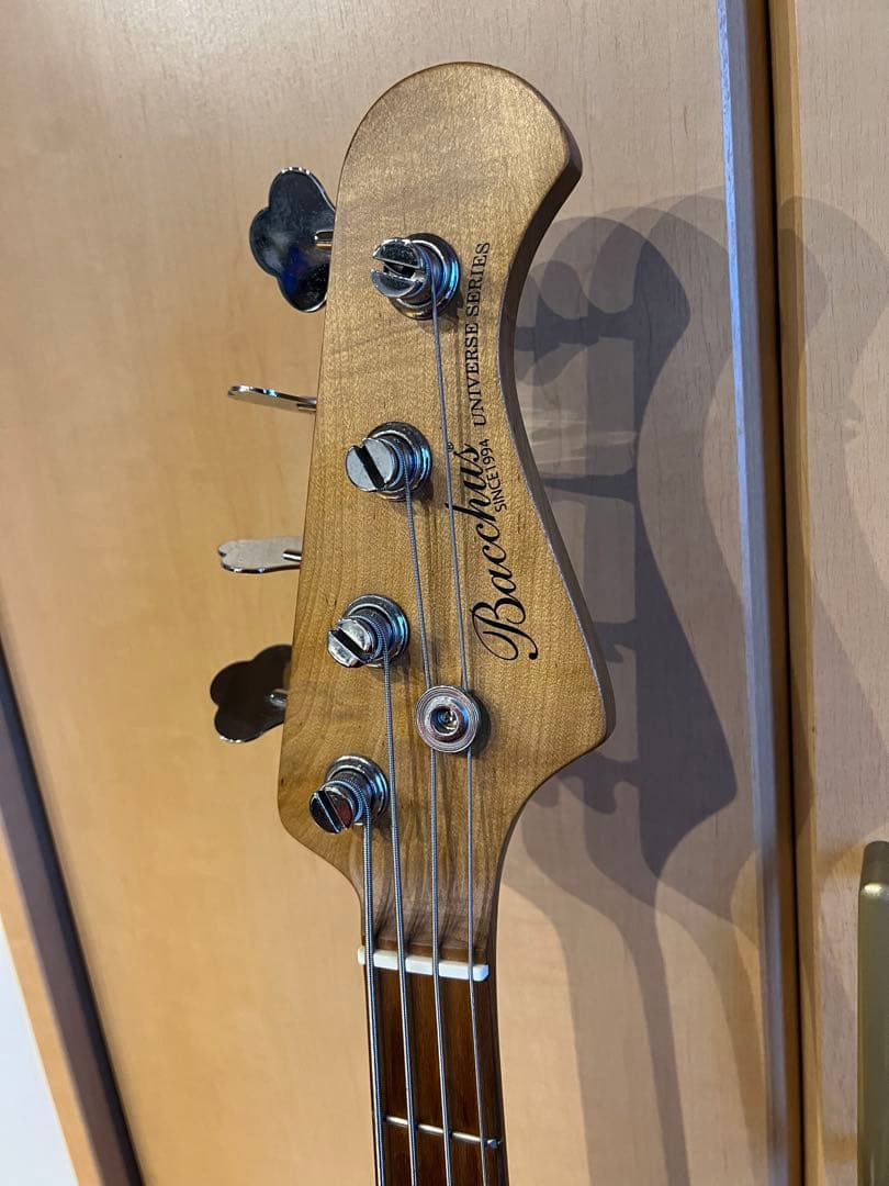【美品】バッカス　ジャズベース　BJB-1-RSM/M ROASTEDMAPLE