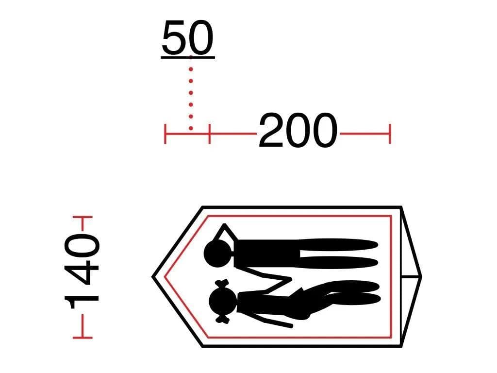 最終値下げ！ベルトーニ トゥリズモ ２人用テント　【Ｂ】 青袋　キャンプ