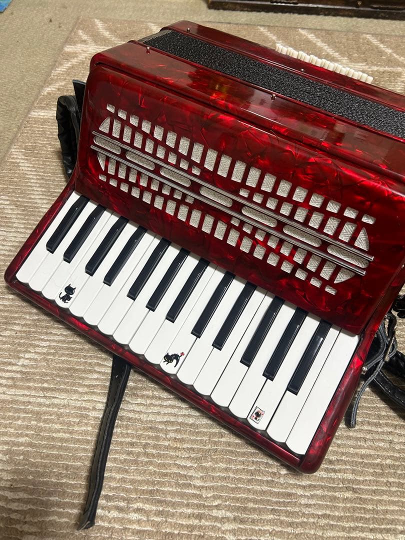 【KYORITSU】 キョーリツ アコーディオン ACD-400RD ケース付