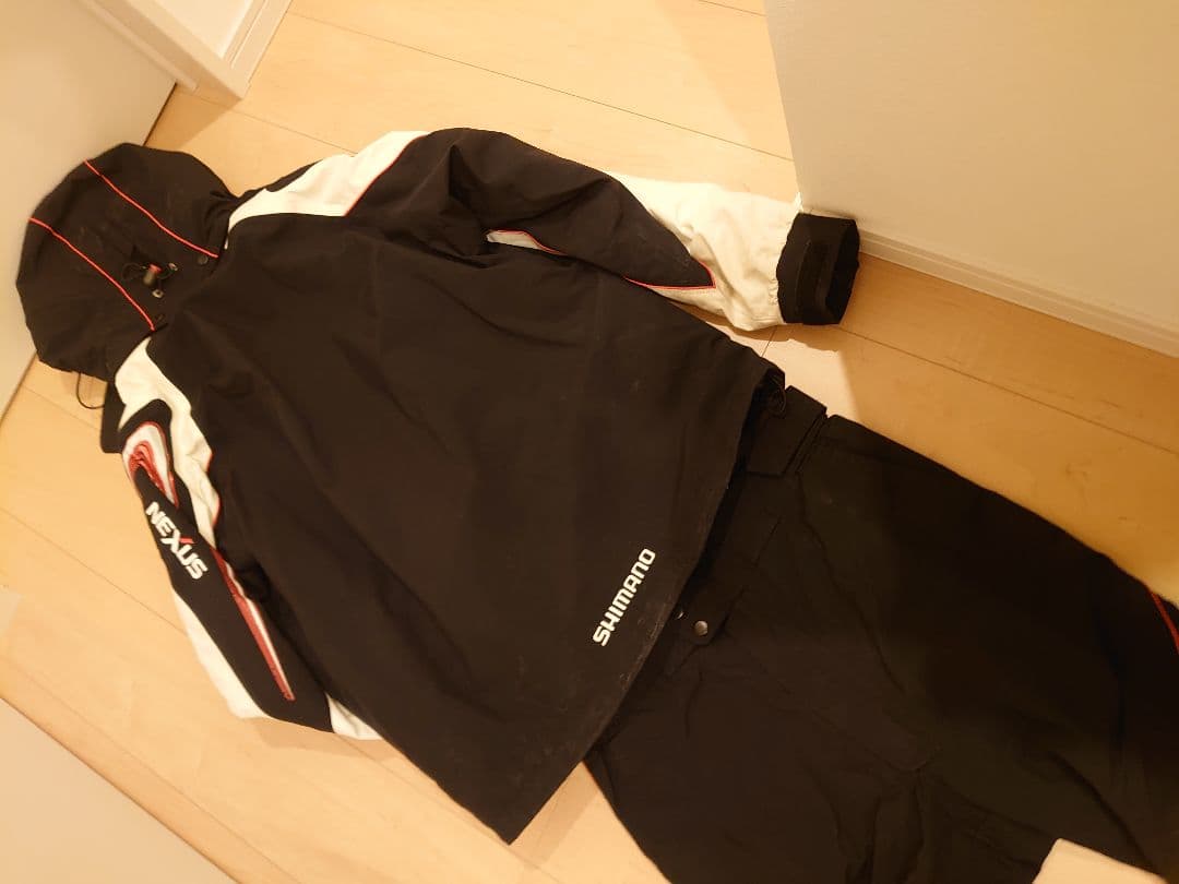 シマノ 防寒ウエア ネクサス ゴアテックス STRV8 ブラック×ホワイト L