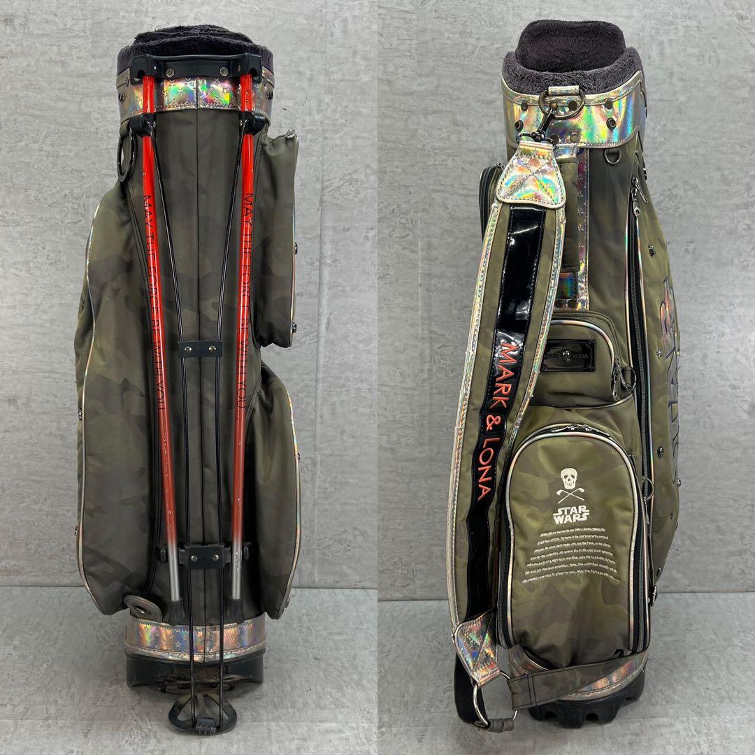 希少　マークアンドロナ　スターウォーズコラボ　スタンド式キャディバッグ　9型