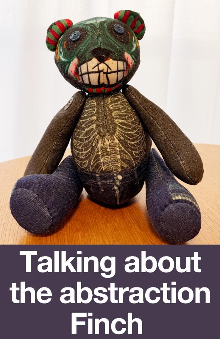 TALKING ABOUT THE ABSTRACTION テディベア