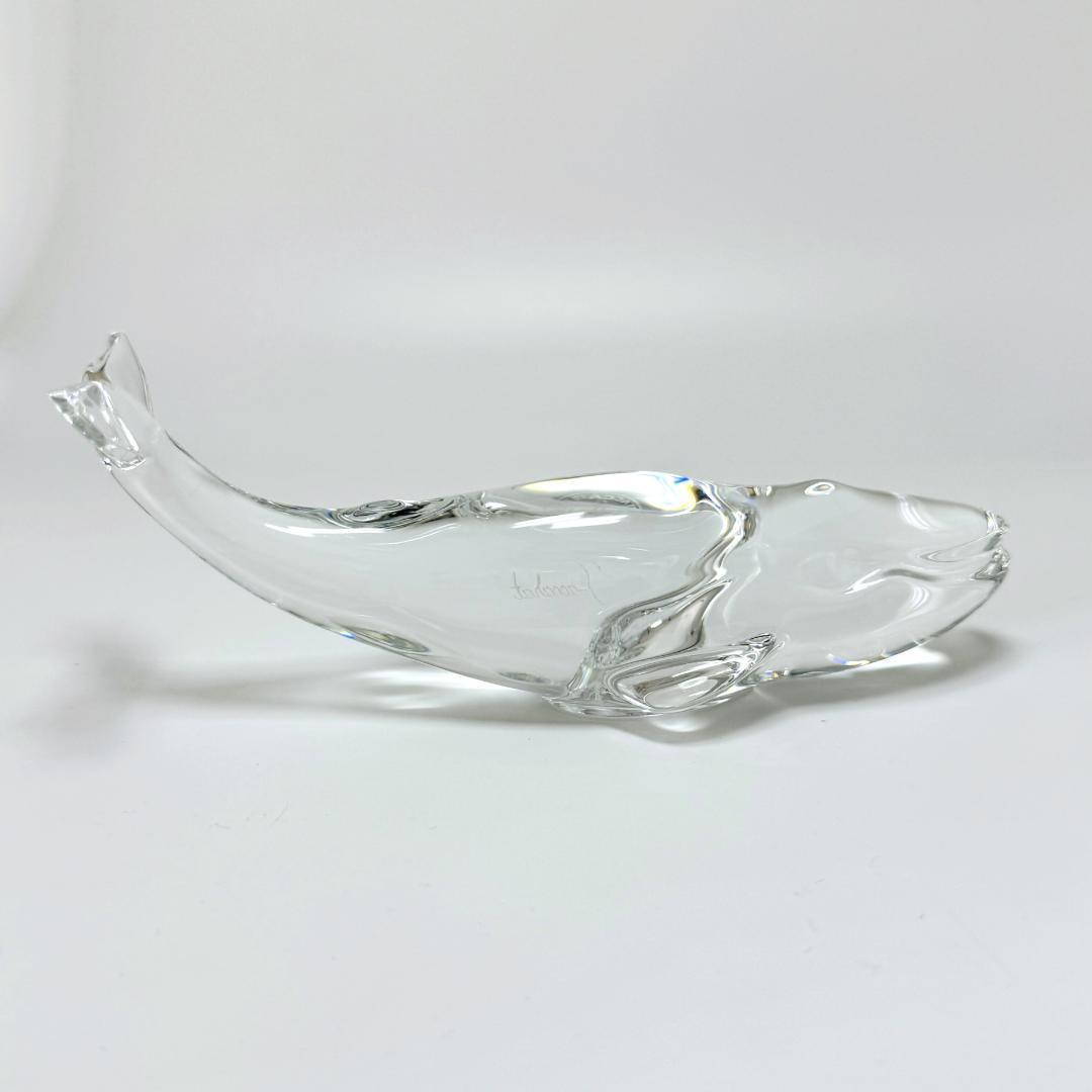 【バカラ】動物 クジラ 置物 インテリア★美品★幸運 金運 仕事運