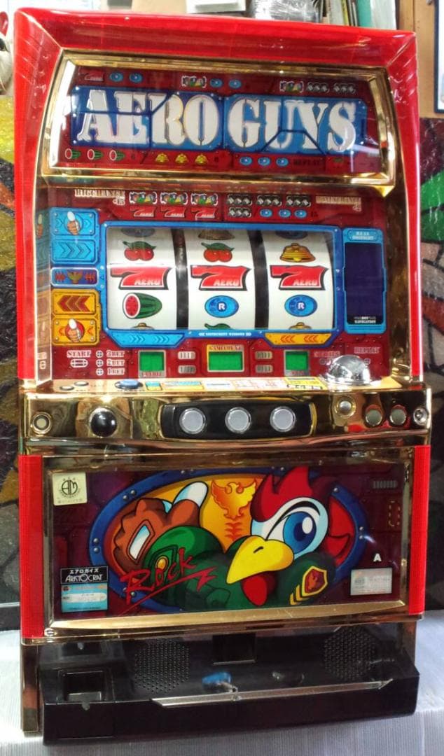 【パチスロ実機】アリストクラート★エアロガイズ【不要機付き】４号機・人気台