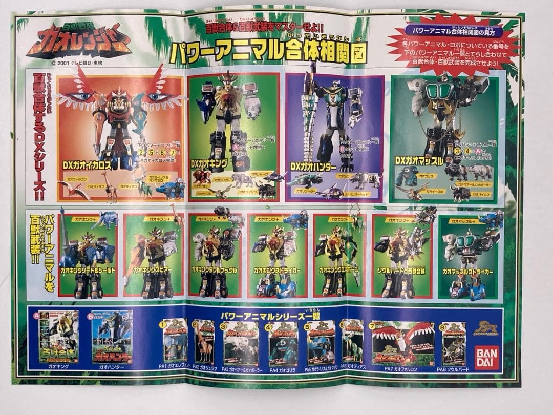 【当時物】DX ガオイカロス 百獣戦隊ガオレンジャー 百獣合体