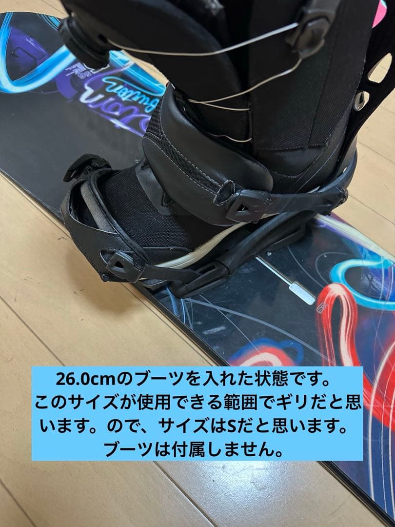 スノーボード Burton 156cm ビンディング Head サイズS？