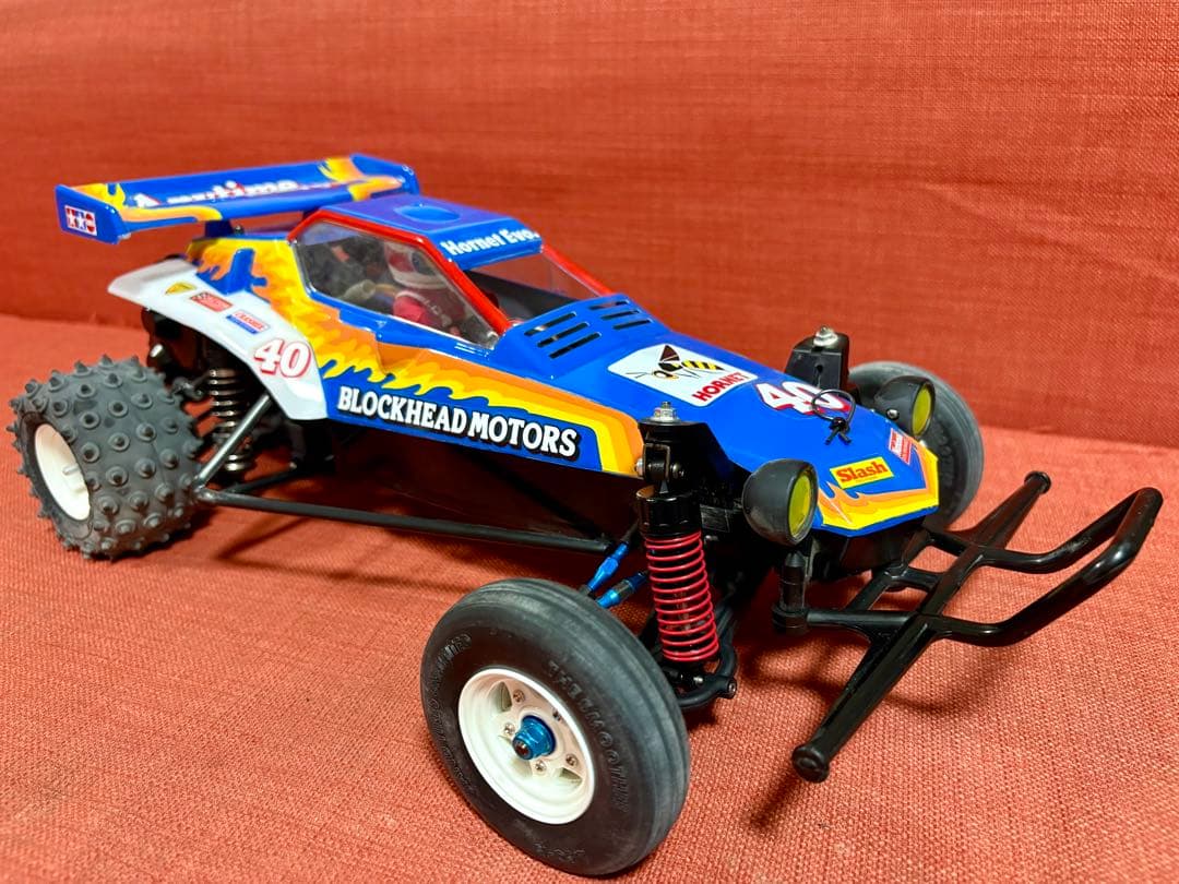 タミヤ ホーネットevo ピンクタイヤ他オプション付属　メカレス