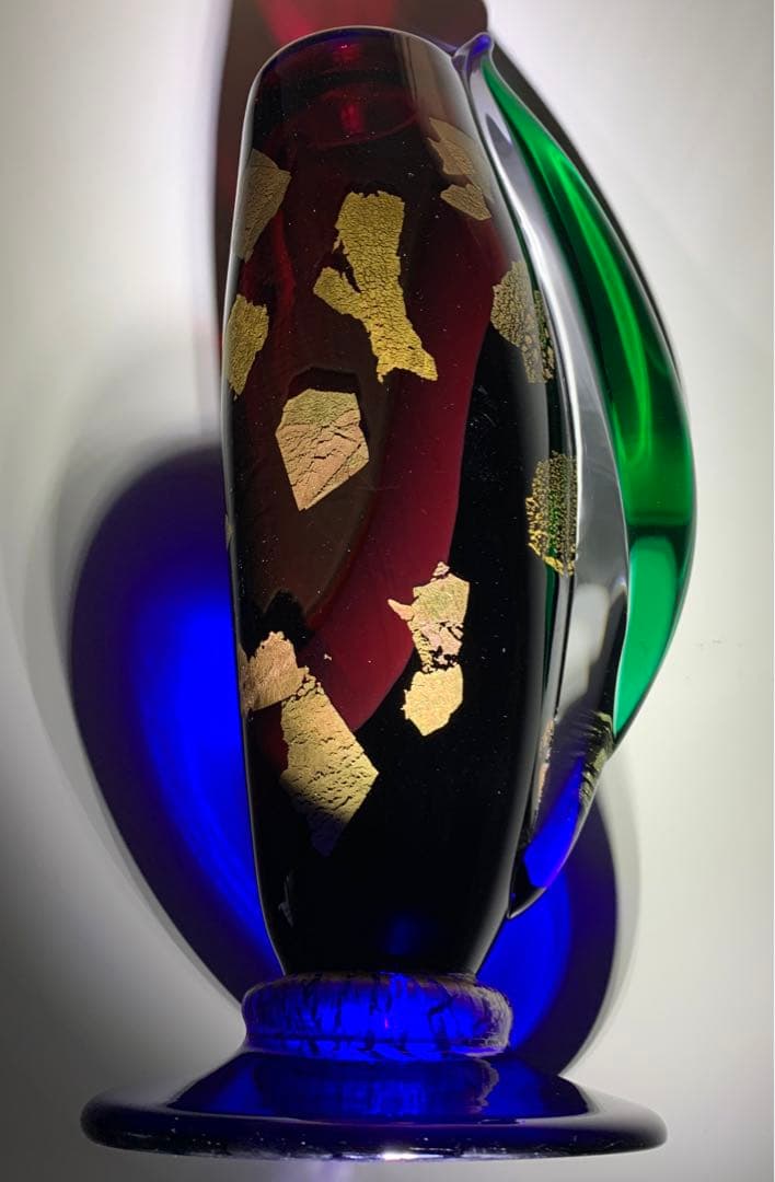 ガラス花瓶　作者不明大珍品