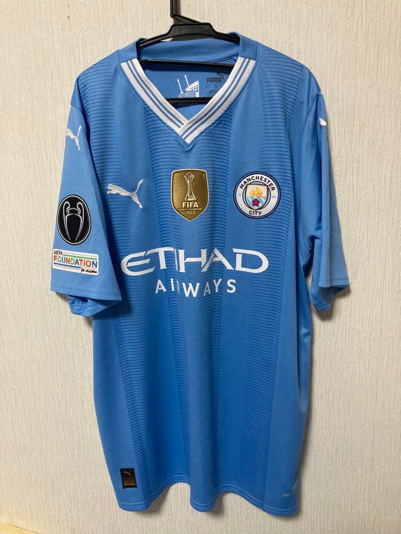 新品タグ付き マンチェスターシティ CL仕様 フォーデン ユニフォーム