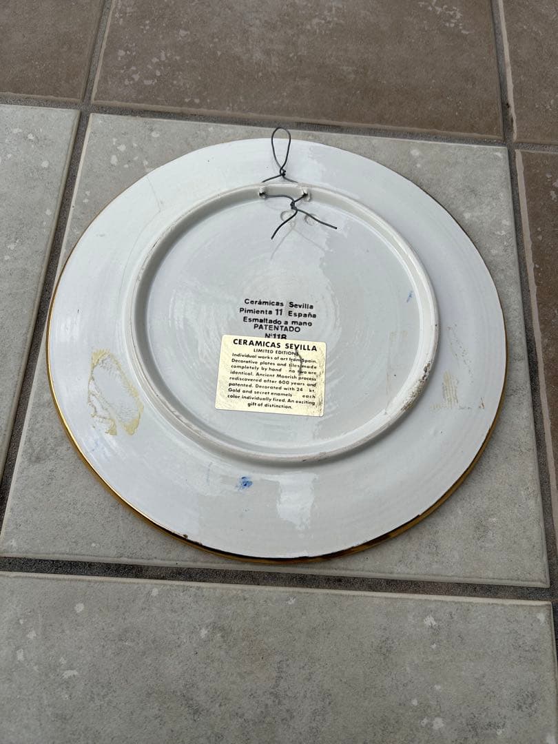 工芸品 Esmaltado a mano 24k 27.5