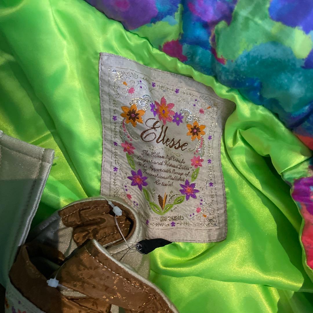 ❁⃘即購入⭕️ スキーウェア Ellesse 昭和レトロ 平成レトロ 派手 カラフル