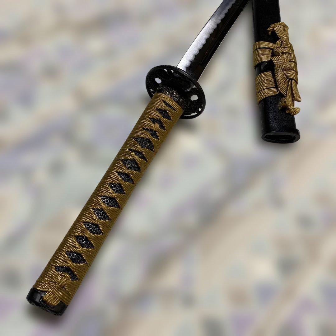 高級模造刀 近藤勇拵え 長曽根虎徹 金茶柄